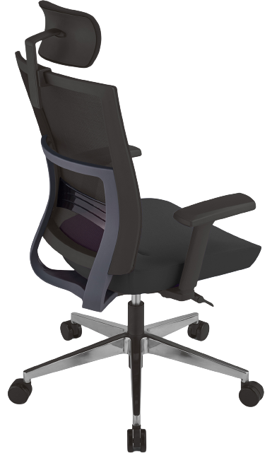Scaun ergonomic rotativ Next executive Negru mesh 