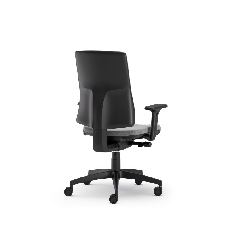 Scaun ergonomic rotativ Pure Black T textil