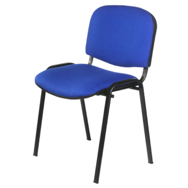scaun tapitat albastru