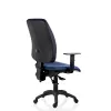 Scaun ergonomic rotativ 1500 Asyn Albastru textil cu brate