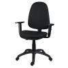 Scaun ergonomic Golf GLX Negru textil Brate reglabile